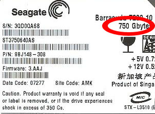 seagate label